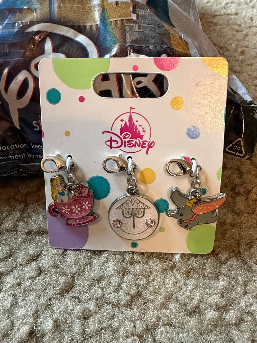 Disney Parks Classics Charm Trio